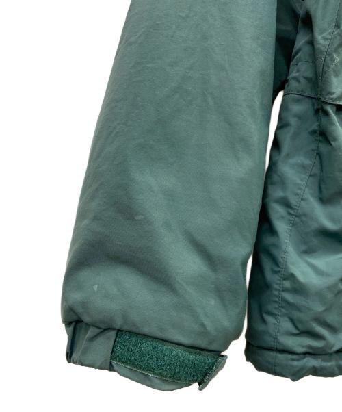 mont-bell（モンベル）mont-bell (モンベル) 中綿ナイロンジャケット グリーン×パープル サイズ:Lの古着・服飾アイテム