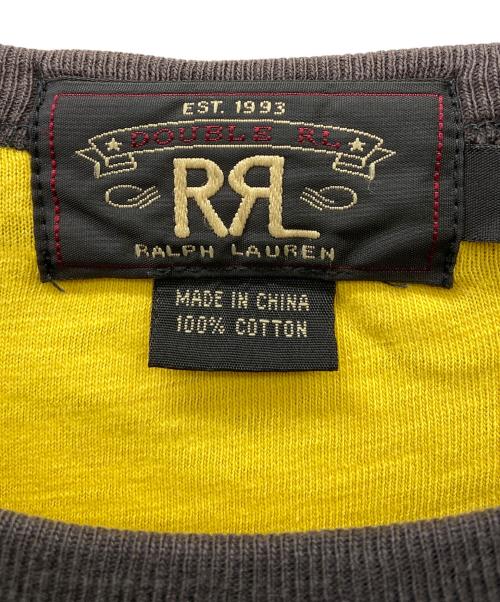 RRL（ダブルアールエル）RRL (ダブルアールエル) 半袖カットソー ブラック×イエロー サイズ:Sの古着・服飾アイテム