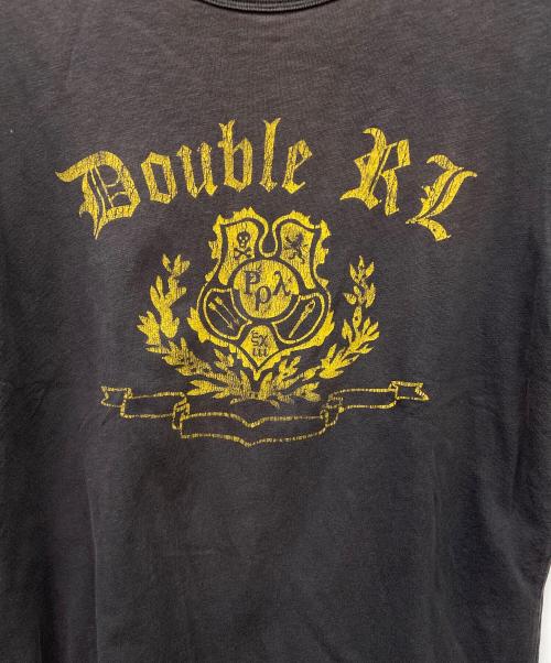 RRL（ダブルアールエル）RRL (ダブルアールエル) 半袖カットソー ブラック×イエロー サイズ:Sの古着・服飾アイテム