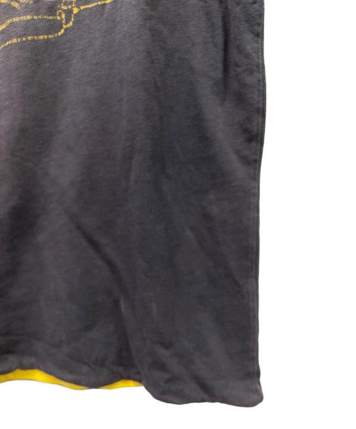 RRL（ダブルアールエル）RRL (ダブルアールエル) 半袖カットソー ブラック×イエロー サイズ:Sの古着・服飾アイテム