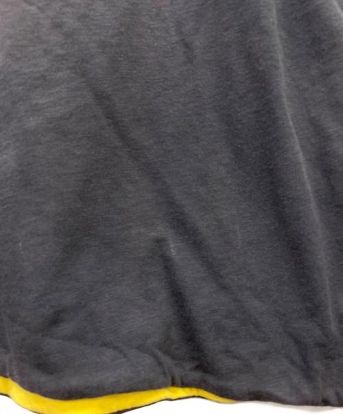 RRL（ダブルアールエル）RRL (ダブルアールエル) 半袖カットソー ブラック×イエロー サイズ:Sの古着・服飾アイテム
