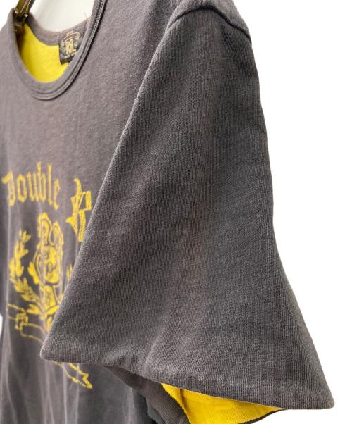 RRL（ダブルアールエル）RRL (ダブルアールエル) 半袖カットソー ブラック×イエロー サイズ:Sの古着・服飾アイテム