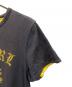中古・古着 RRL (ダブルアールエル) 半袖カットソー ブラック×イエロー サイズ:S：8000円