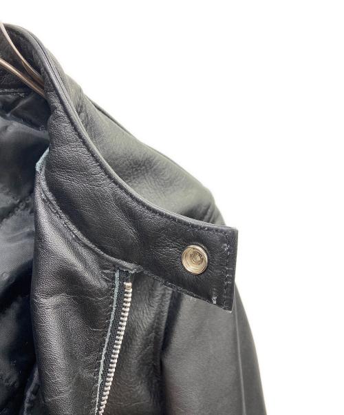 HORN WORKS（ホーンワークス）HORN WORKS (ホーンワークス) シングルライダースジャケット ブラック サイズ:3の古着・服飾アイテム