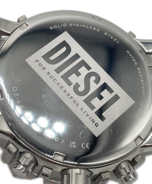 DIESEL（ディーゼル）DIESEL (ディーゼル) DIESEL　クォーツ　レザーベルト　腕時計 ピンクの古着・服飾アイテム