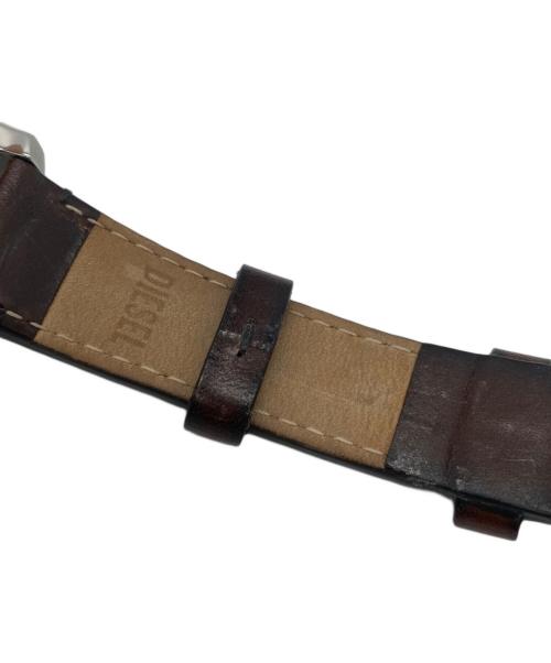 DIESEL（ディーゼル）DIESEL (ディーゼル) DIESEL　クォーツ　レザーベルト　腕時計 ピンクの古着・服飾アイテム