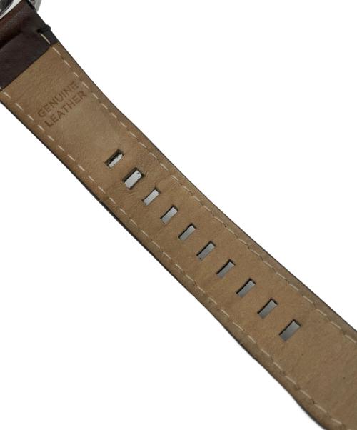 DIESEL（ディーゼル）DIESEL (ディーゼル) DIESEL　クォーツ　レザーベルト　腕時計 ピンクの古着・服飾アイテム