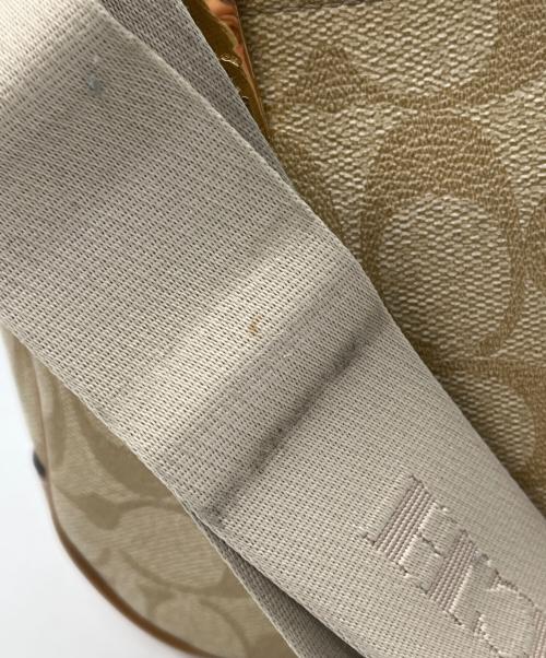 COACH（コーチ）COACH (コーチ) ショルダーバッグ ベージュの古着・服飾アイテム