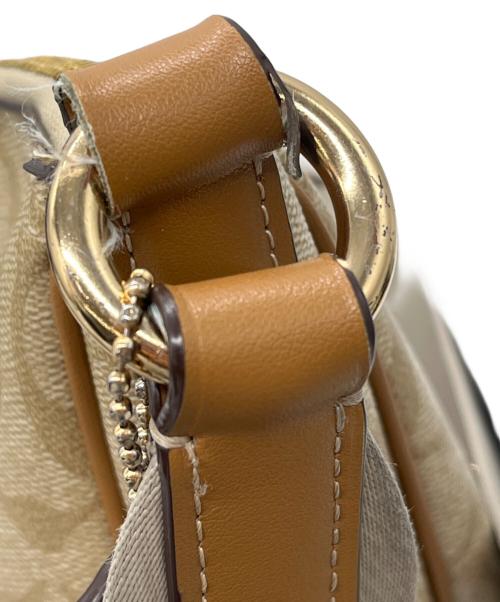 COACH（コーチ）COACH (コーチ) ショルダーバッグ ベージュの古着・服飾アイテム
