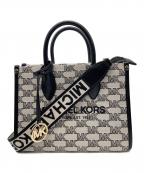 MICHAEL KORSマイケル・コース）の古着「MICHAEL KORS　バッグ」｜グレー×ブラック