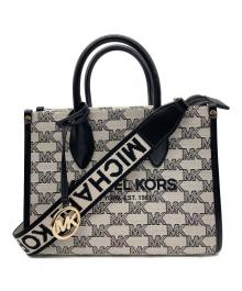 MICHAEL KORS（マイケル・コース）の古着「MICHAEL KORS　バッグ」｜グレー×ブラック