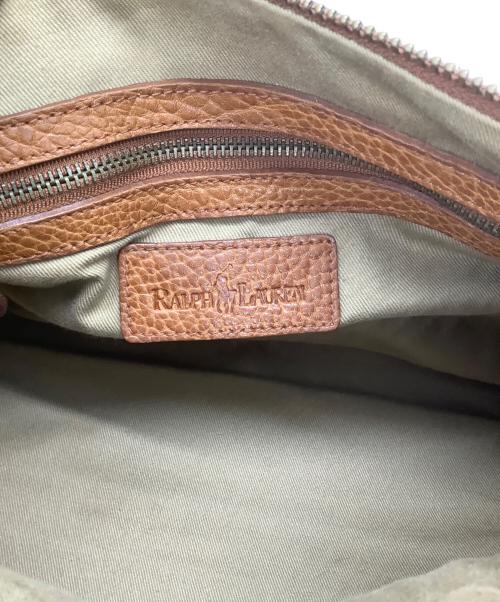 RALPH LAUREN（ラルフローレン）RALPH LAUREN (ラルフローレン) RALPH LAUREN　ミニボストンバッグ ブラウンの古着・服飾アイテム