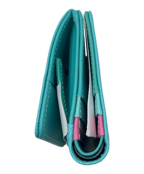 LANVIN en Bleu（ランバンオンブルー）LANVIN en Bleu (ランバンオンブルー) 3つ折り財布 スカイブルーの古着・服飾アイテム