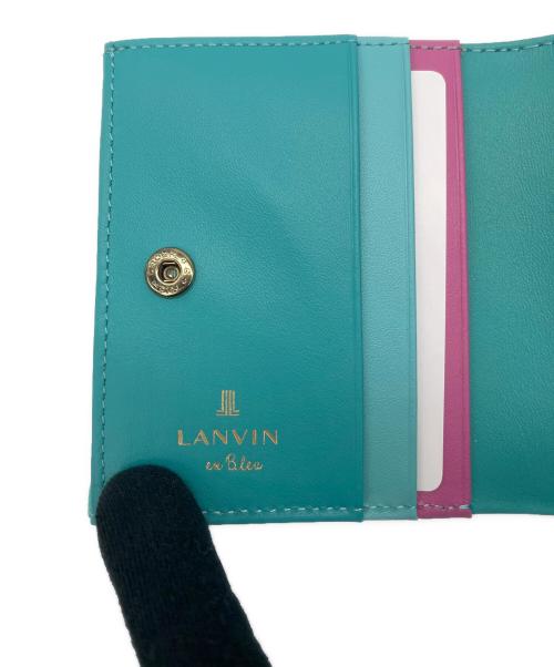 LANVIN en Bleu（ランバンオンブルー）LANVIN en Bleu (ランバンオンブルー) 3つ折り財布 スカイブルーの古着・服飾アイテム