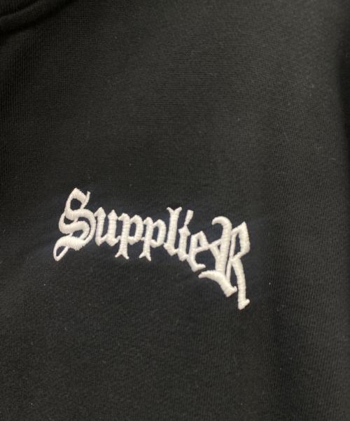 SUPPLIER（サプライヤー）SUPPLIER (サプライヤー) ジップパーカー ブラック サイズ:XLの古着・服飾アイテム