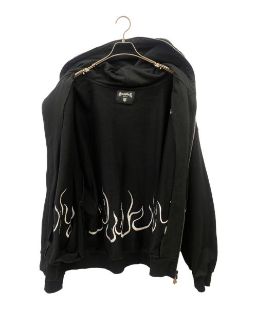 SUPPLIER（サプライヤー）SUPPLIER (サプライヤー) ジップパーカー ブラック サイズ:XLの古着・服飾アイテム