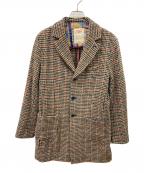 Bobボブ）の古着「チェスターコート」｜ベージュ×ブラック