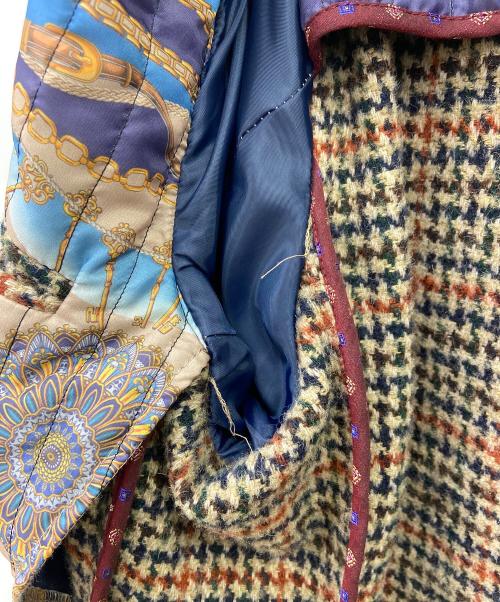 Bob（ボブ）Bob (ボブ) チェスターコート ベージュ×ブラック サイズ:52の古着・服飾アイテム