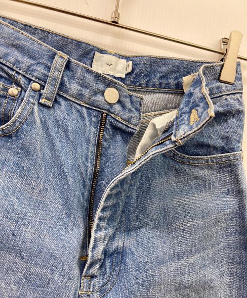 YORI（ヨリ）YORI (ヨリ) デニムパンツ ブルー サイズ:34の古着・服飾アイテム