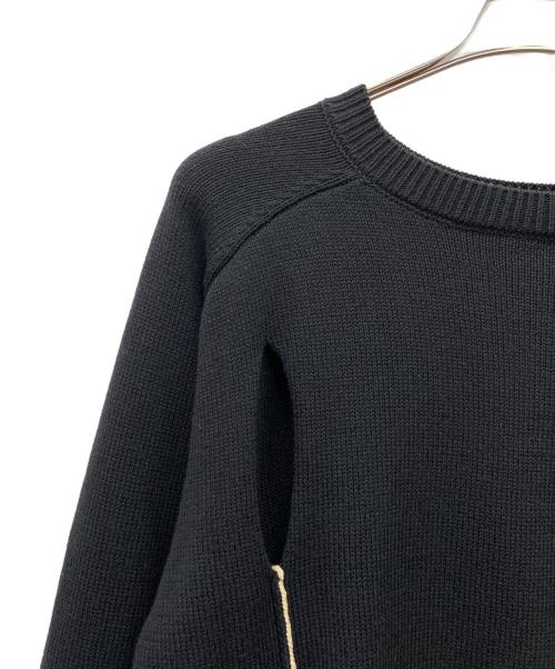 NKNIT（ニット）NKNIT (ニット) 厚手ニット ブラック サイズ:FREEの古着・服飾アイテム