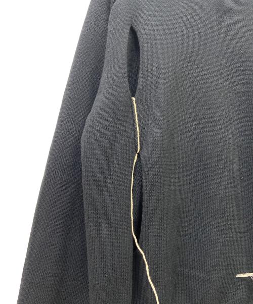 NKNIT（ニット）NKNIT (ニット) 厚手ニット ブラック サイズ:FREEの古着・服飾アイテム