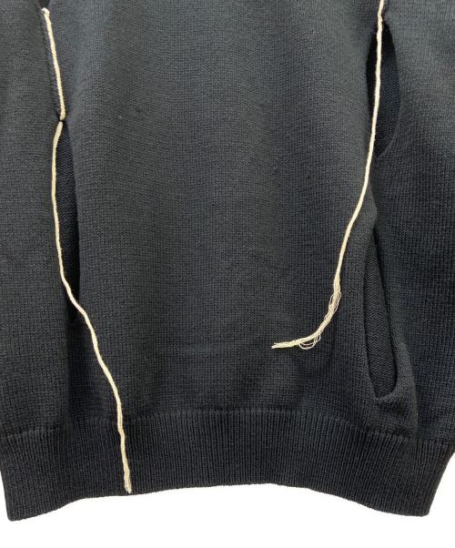 NKNIT（ニット）NKNIT (ニット) 厚手ニット ブラック サイズ:FREEの古着・服飾アイテム