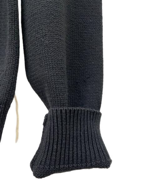 NKNIT（ニット）NKNIT (ニット) 厚手ニット ブラック サイズ:FREEの古着・服飾アイテム