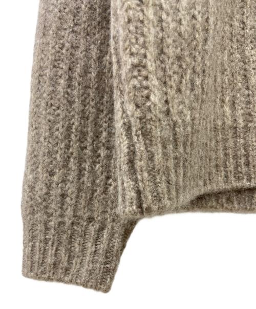 NKNIT（エヌニット）NKNIT (エヌニット) 厚手ニット ベージュ サイズ:FREEの古着・服飾アイテム