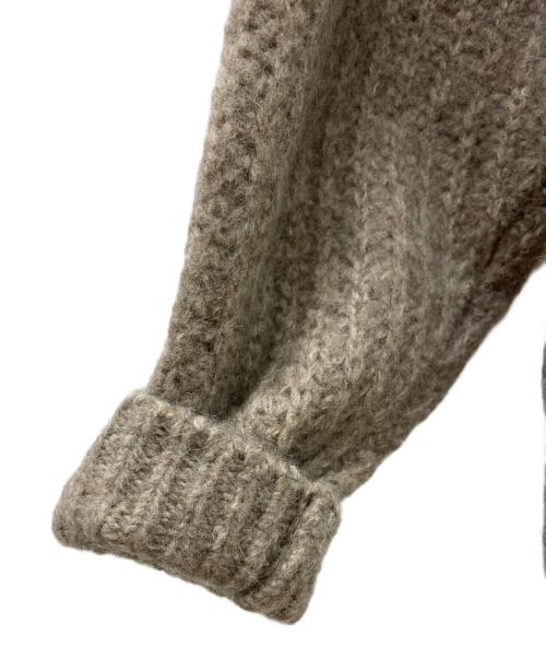 NKNIT（エヌニット）NKNIT (エヌニット) 厚手ニット ベージュ サイズ:FREEの古着・服飾アイテム