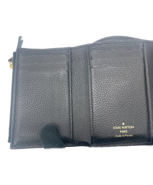 LOUIS VUITTON（ルイ ヴィトン）LOUIS VUITTON (ルイ ヴィトン) 3つ折り財布 ブラックの古着・服飾アイテム
