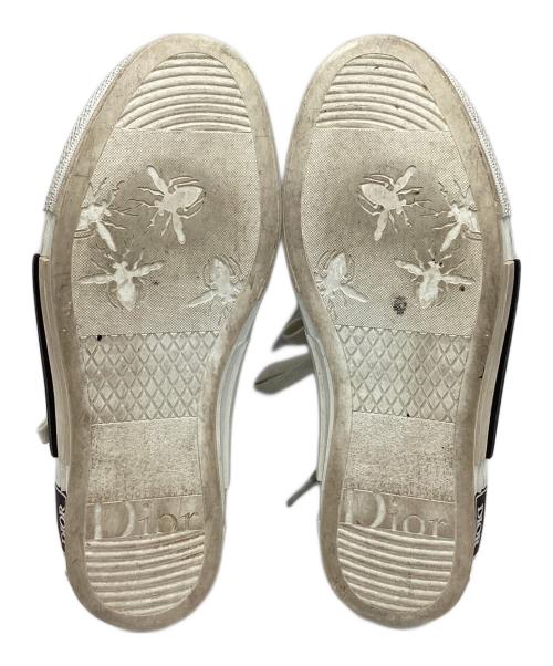 Dior（ディオール）DIOR (ディオール) ローカットスニーカー ホワイト×ブラック サイズ:41の古着・服飾アイテム