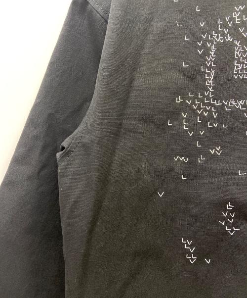LOUIS VUITTON（ルイ ヴィトン）LOUIS VUITTON (ルイ ヴィトン) LVスプレッドテクニカルオーバーシャツ ブラック サイズ:48の古着・服飾アイテム