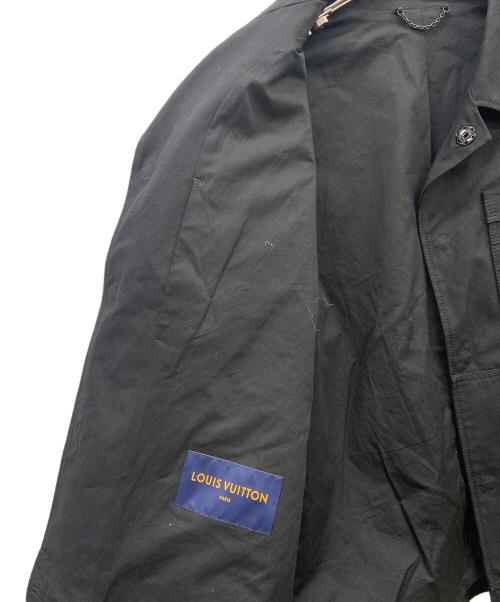 LOUIS VUITTON（ルイ ヴィトン）LOUIS VUITTON (ルイ ヴィトン) LVスプレッドテクニカルオーバーシャツ ブラック サイズ:48の古着・服飾アイテム