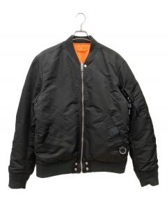 中古・古着通販】DIESEL (ディーゼル) デニム切替MA-1ジャケット