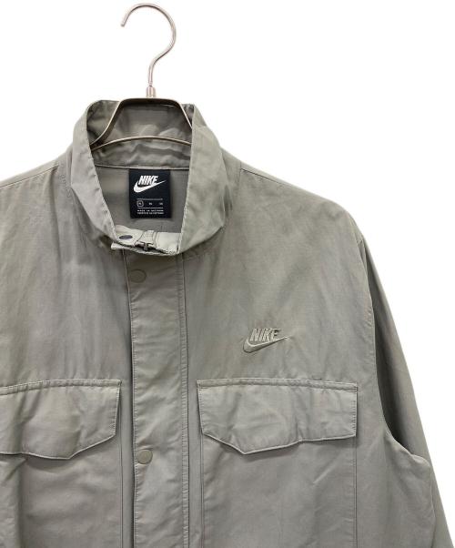 NIKE（ナイキ）NIKE (ナイキ) ナイロンジャケット グレー サイズ:XLの古着・服飾アイテム