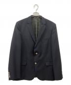 HUGO BOSSヒューゴ ボス）の古着「テーラードジャケット」｜ブラック×オリーブ