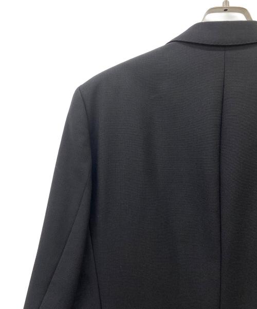 HUGO BOSS（ヒューゴ ボス）HUGO BOSS (ヒューゴ ボス) テーラードジャケット ブラック×オリーブ サイズ:52の古着・服飾アイテム