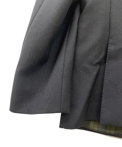 HUGO BOSS（ヒューゴ ボス）HUGO BOSS (ヒューゴ ボス) テーラードジャケット ブラック×オリーブ サイズ:52の古着・服飾アイテム