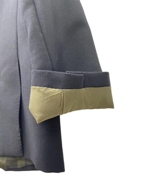 HUGO BOSS（ヒューゴ ボス）HUGO BOSS (ヒューゴ ボス) テーラードジャケット ブラック×オリーブ サイズ:52の古着・服飾アイテム