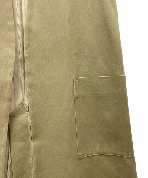 INED（イネド）INED (イネド) チノラファピーチ ロングジレ オリーブ サイズ:7の古着・服飾アイテム