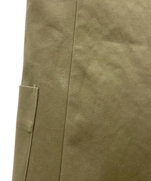 INED（イネド）INED (イネド) チノラファピーチ ロングジレ オリーブ サイズ:7の古着・服飾アイテム