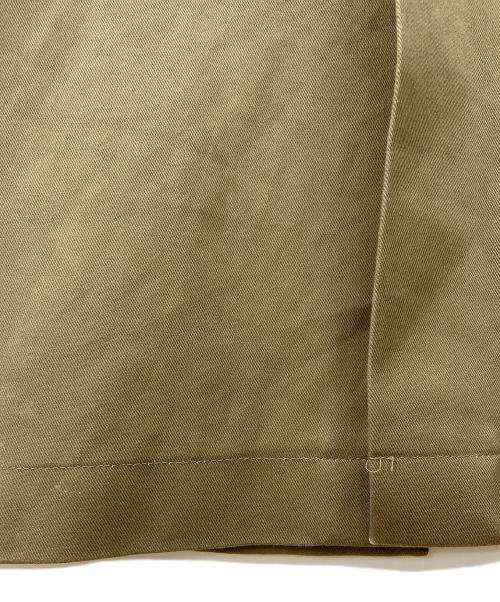 INED（イネド）INED (イネド) チノラファピーチ ロングジレ オリーブ サイズ:7の古着・服飾アイテム