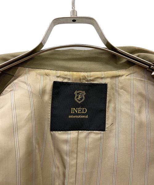 INED（イネド）INED (イネド) チノラファピーチ ロングジレ オリーブ サイズ:7の古着・服飾アイテム