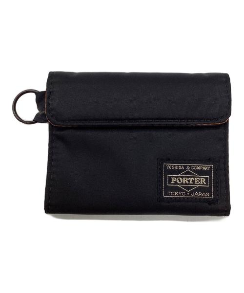 PORTER（ポーター）PORTER (ポーター) タンカーウォレット二つ折り ブラックの古着・服飾アイテム