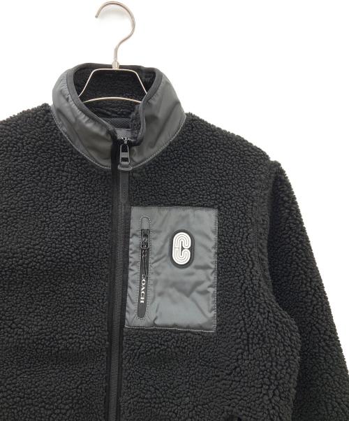 COACH（コーチ）COACH (コーチ) ボアジャケット ブラック サイズ:Sの古着・服飾アイテム