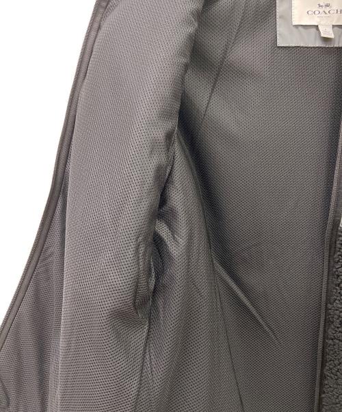 COACH（コーチ）COACH (コーチ) ボアジャケット ブラック サイズ:Sの古着・服飾アイテム