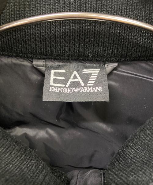 EA7（イーエーセブン）EA7 (イーエーセブン) ダウンベスト ブラック サイズ:Sの古着・服飾アイテム