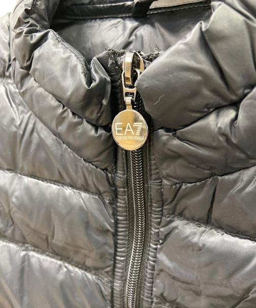 EA7（イーエーセブン）EA7 (イーエーセブン) ダウンベスト ブラック サイズ:Lの古着・服飾アイテム