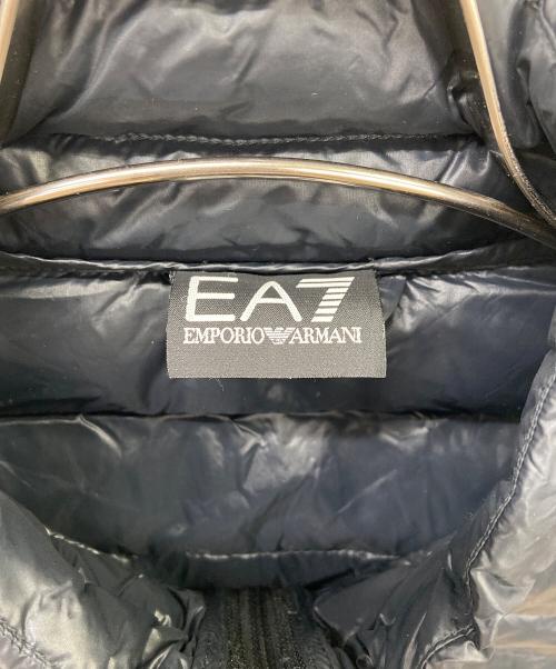 EA7（イーエーセブン）EA7 (イーエーセブン) ダウンベスト ブラック サイズ:Lの古着・服飾アイテム