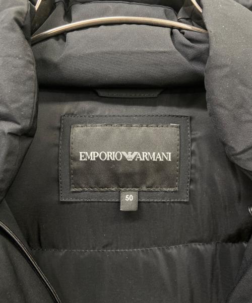 EMPORIO ARMANI（エンポリオアルマーニ）EMPORIO ARMANI (エンポリオアルマーニ) ダウンジャケット ブラック サイズ:50の古着・服飾アイテム